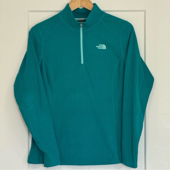 The North Face Women’s Glacier 1/4 Zip Fleece – Teal - Large - Picture 2 of 11